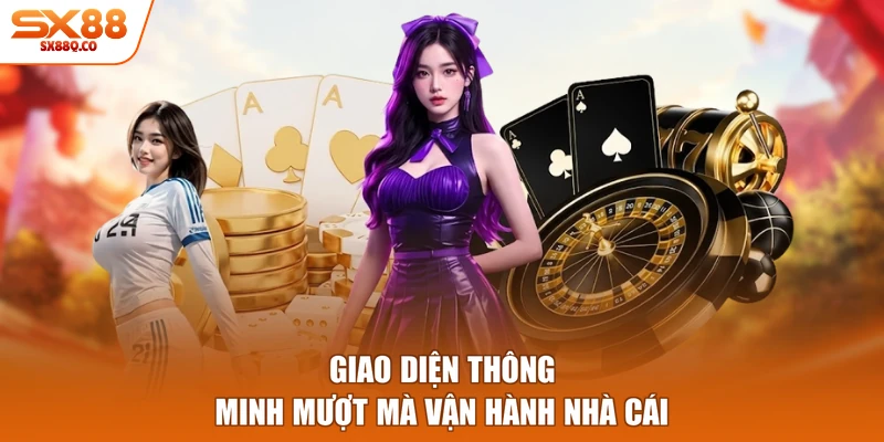 Giao diện thông minh mượt mà vận hành nhà cái